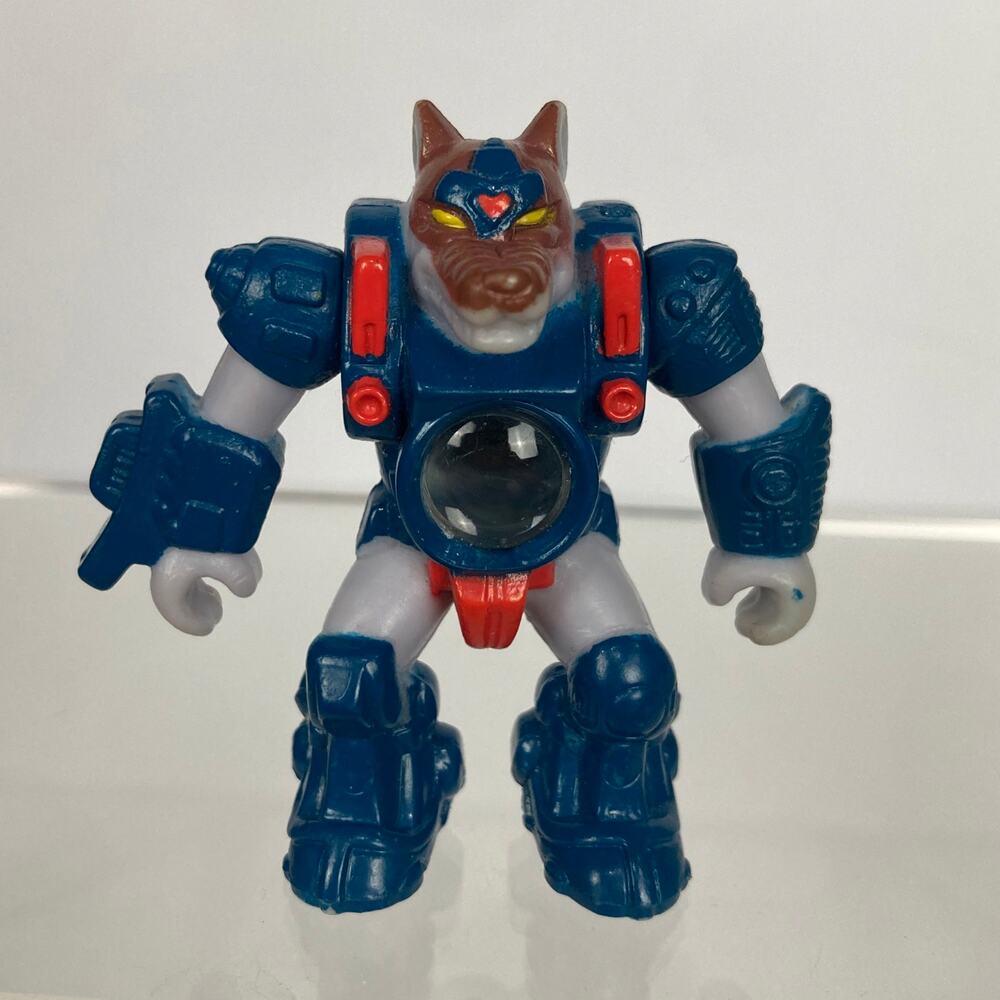Vintage 1988 Takara Hasbro Battle Beasts Laser Beast #83 Ground Wolf Figure